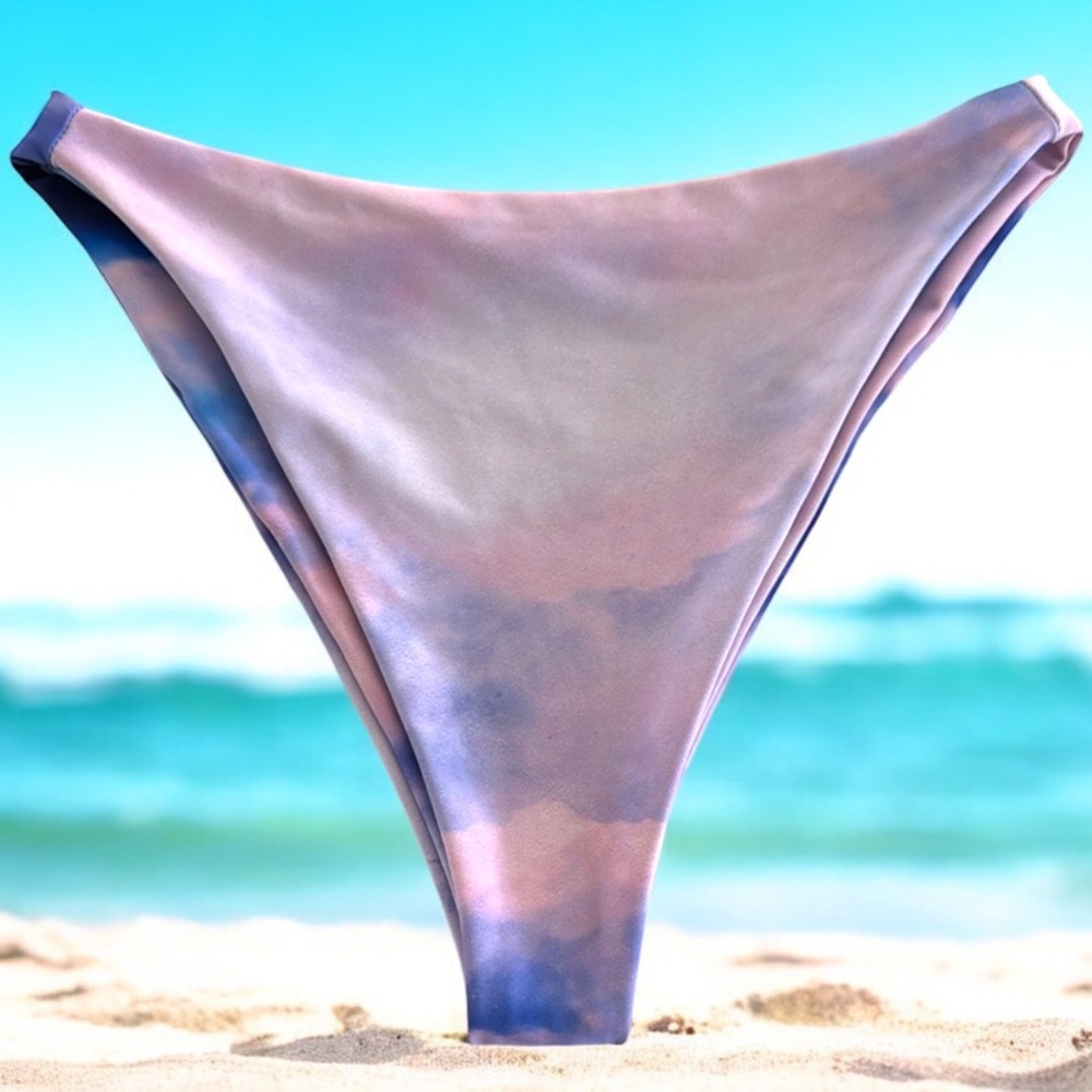Skatie Pastel Purple Pink Gradient Bikini Bottom